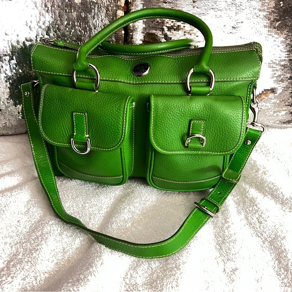 Dooney & Bourke Vibrant Green Satchel